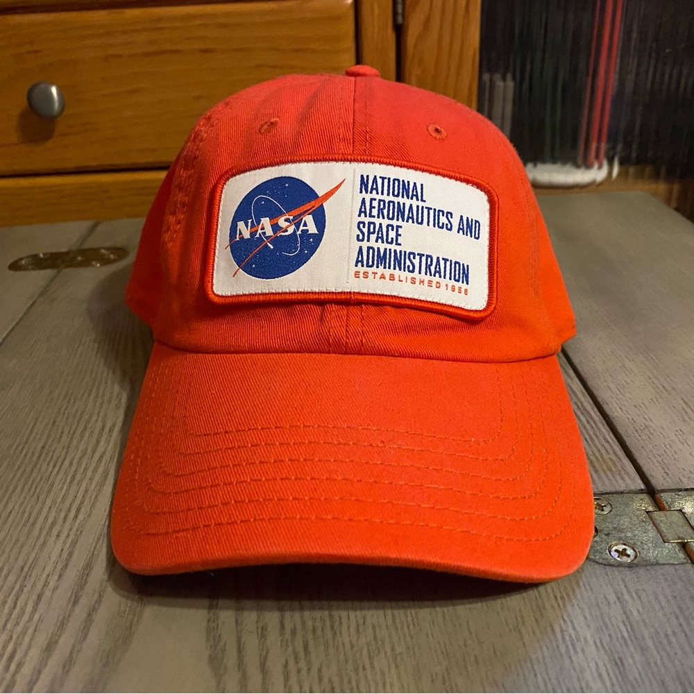 NASA Orange Dad Hat
